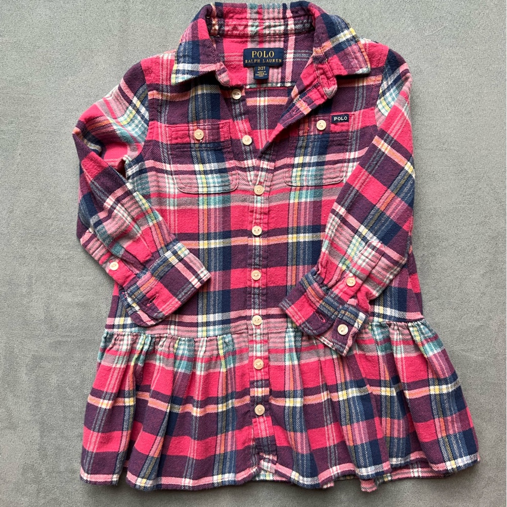 Polo RL Flannel Dress